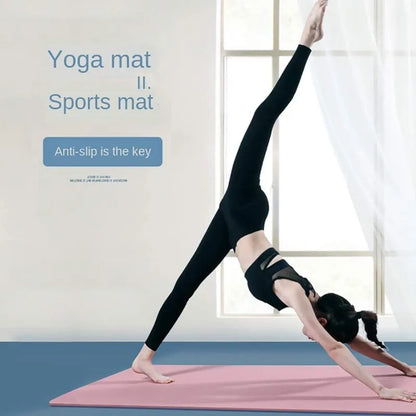 4MM Thick EVA Yoga Mat: Anti-Slip Fitness Mat for Yoga, Pilates, and Exercise